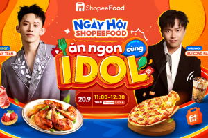 Trước thềm công diễn, bộ đôi anh tài Kay Trần - Bùi Công Nam “đánh lẻ” livestream mukbang phá đảo ShopeeFood