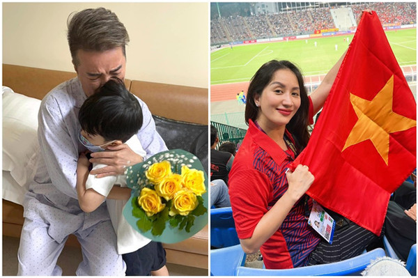 Sao Việt 16/5: Đàm Vĩnh Hưng ôm con khóc, Khánh Thi trẻ đẹp xem SEA Games