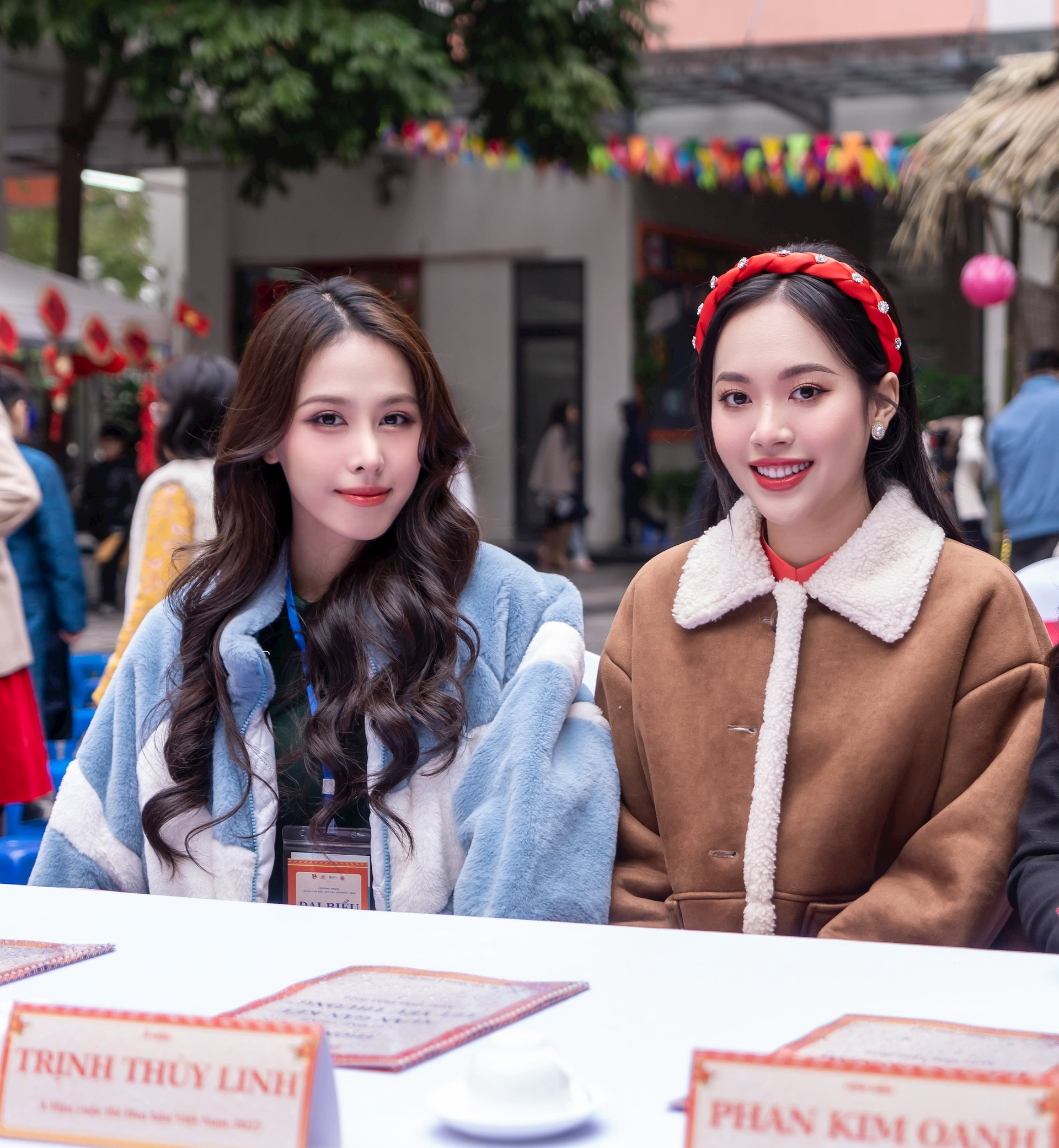 Trịnh Thùy Linh, Ngọc Hằng tự tay gói bánh chưng cho các em nhỏ vùng cao