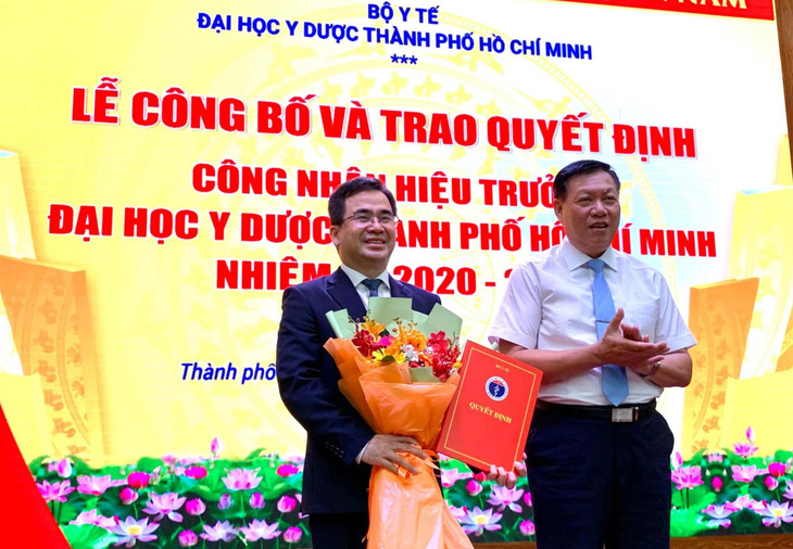 Trường đại học Y Dược TP.HCM có hiệu trưởng sau 4 năm